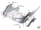 Panel, fuel tank | Panel, fuel tank - BMW Motorrad S 1000 RR 19 (0E21, 0E23) 2020