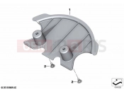 Fork bridge cover | Fork bridge cover - BMW Motorrad S 1000 RR 19 (0E21, 0E23) 2020