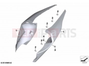 Rear side panel | Rear side panel - BMW Motorrad S 1000 RR 19 (0E21, 0E23) 2020