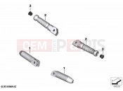Footrests | Footrests - BMW Motorrad S 1000 RR 19 (0E21, 0E23) 2020