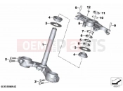 Fork bridge, bottom / top | Fork bridge, bottom / top - BMW Motorrad S 1000 RR 19 (0E21, 0E23) 2020