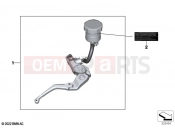 Handbrake control assembly 2 | Handbrake control assembly 2 - BMW Motorrad S 1000 RR 19 (0E21, 0E23) 2020