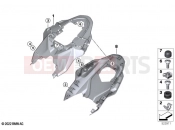 Tail part | Tail part - BMW Motorrad S 1000 RR 21 (0E61, 0E63) 2023