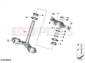 Fork bridge, bottom / top | Fork bridge, bottom / top - BMW Motorrad S 1000 RR 21 (0E61, 0E63) 2023