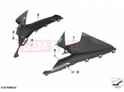 Side fairing carbon | Side fairing carbon - BMW Motorrad S 1000 RR 21 (0E61, 0E63) 2023
