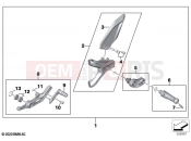 Footrest system, left | Footrest system, left - BMW Motorrad S 1000 RR 21 (0E61, 0E63) 2023