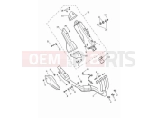 TRIUMPH Tiger 900 GT Exhaust system