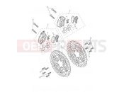 Front Brake Caliper & Discs - Triumph SPEED TRIPLE 1200 RS 2022