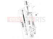 Triumph 2015 SCRAMBLER EFI Front Forks & Lower Yoke