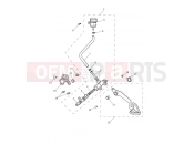 Triumph 2022 STREET SCRAMBLER Rear Brake Master Cylinder...