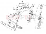 DUCATI 1998 Monster 750 REAR SHOCK ABSORBER » SWING ARM