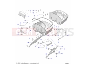 INDIAN 2024 ROADMASTER DARK HORSE 116 ALL OPTIONS (R01) - N24TKDBB/TK9BB BODY | BODY, TRUNK BASE MOUNTING ASM. - N24TKDBB/TK9BB ALL OPTIONS (201669C)
