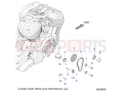INDIAN 2024 ROADMASTER DARK HORSE 116 ALL OPTIONS (R01) - N24TKDBB/TK9BB ENGINE | ENGINE, CAM CHAIN and SPROCKETS - N24TKDBB/TK9BB ALL OPTIONS (200960C)