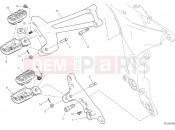 DUCATI Multistrada V2 Right footrests