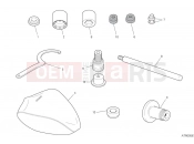 Workshop service tools (frame) - Ducati Panigale V4 R 2024