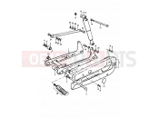 SUZUKI A100-4 N (1992) 41 - REAR SWINGING ARM