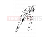 SUZUKI A100 K (1989) 35 - FRONT FORK (A100N)