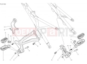 DUCATI Multistrada V4 S Rear footrests