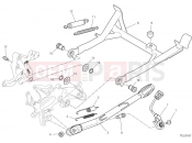 DUCATI Multistrada V4 S Side stand & center stand