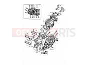 SUZUKI A100 N (1992) 1 - CYLINDER - CRANKCASE