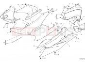 DUCATI Panigale V2 Left side fairings (Black On Black)