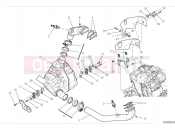 DUCATI 2024 DesertX Rally Exhaust manifold