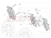 Front brake caliper - Motoguzzi V85 TT 850 (EU, GSO) 2021
