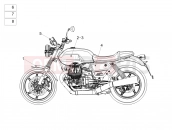 MOTOGUZZI V7 Stone 850 (AU, ID, JP, KR, RP, SG, VN, ZC) Decal