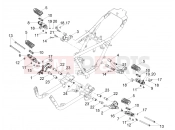 MOTOGUZZI V7 Stone 850 (AU, ID, JP, KR, RP, SG, VN, ZC) Foot rests