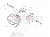 MOTOGUZZI V7 Stone 850 (AU, ID, JP, KR, RP, SG, VN, ZC) Front headlamps
