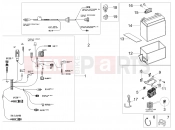 MOTOGUZZI V7 Special 850 (AU, JP, KR, MY, RP, SG, TH, TW, VN, ZC) Rear electrical system