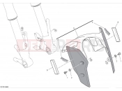 DUCATI Hypermotard 950 Front mudguard