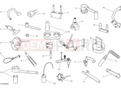 Workshop service tools (engine) - Ducati Hypermotard 950 SP 2024