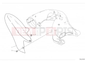 Rear mudguard - Ducati Hypermotard 950 SP 2024