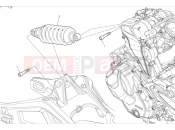 DUCATI Monster Rear shock absorber