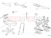 DUCATI Monster SP Workshop service tools (frame)