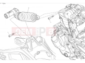 DUCATI Monster SP Rear shock absorber