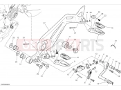 DUCATI Monster SP Left footrests & gear shift pedal