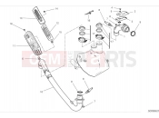 DUCATI Scrambler Full Throttle Exhaust pipe assy