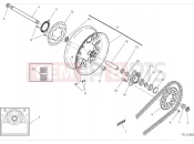 DUCATI Scrambler Full Throttle Rear wheel