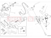 DUCATI Scrambler Nightshift Rear brake system