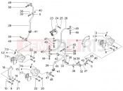 PIAGGIO Beverly 400 ie Tourer Brakes pipes - Calipers