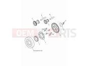 Triumph 2024 Speed Twin 900 Starter drive gears