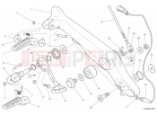 DUCATI 2018 Scrambler Full Throttle FOOTRESTS, RIGHT