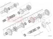 DUCATI 2017 Scrambler Cafe Racer GEAR BOX