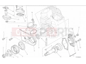 DUCATI 2017 Scrambler Cafe Racer HORIZONTAL HEAD - DISTRIBUTION