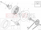 DUCATI 2019 Scrambler Cafe Racer REAR WHEEL