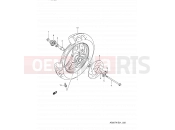 SUZUKI AG50T N (1992) Address 32 - FRONT WHEEL