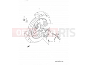 SUZUKI AG50T N (1992) Address 39 - REAR WHEEL