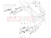 DUCATI 2002 Supersport 900 SS R.H. FOOT RESTS